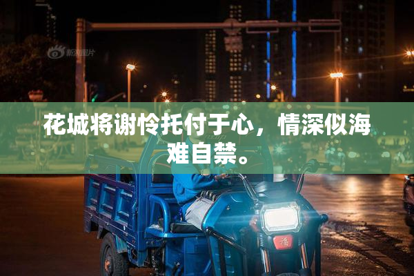 花城将谢怜托付于心，情深似海难自禁。