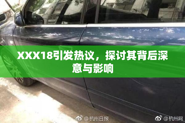XXX18引发热议，探讨其背后深意与影响