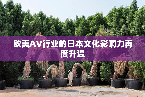 欧美AV行业的日本文化影响力再度升温