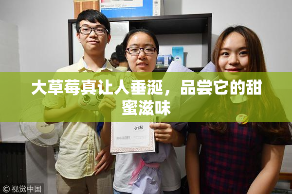 大草莓真让人垂涎，品尝它的甜蜜滋味