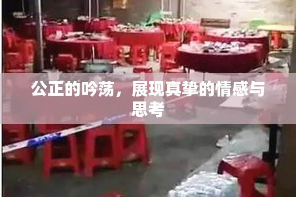 公正的吟荡，展现真挚的情感与思考