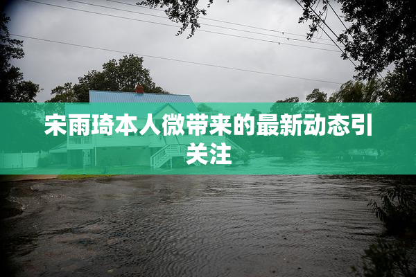 宋雨琦本人微带来的最新动态引关注