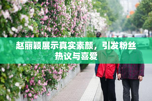 赵丽颖展示真实素颜，引发粉丝热议与喜爱