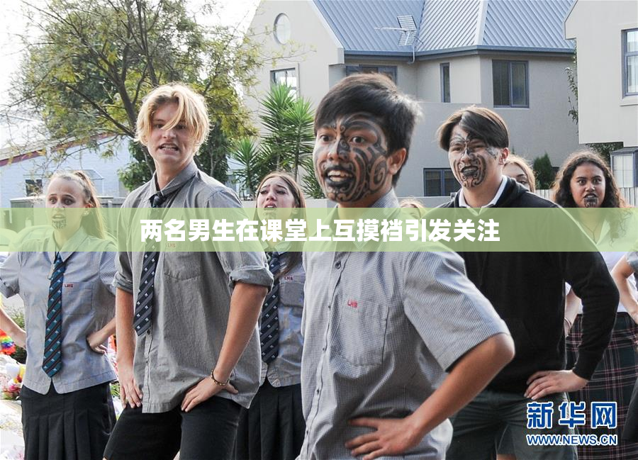两名男生在课堂上互摸裆引发关注