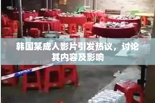 韩国某成人影片引发热议，讨论其内容及影响