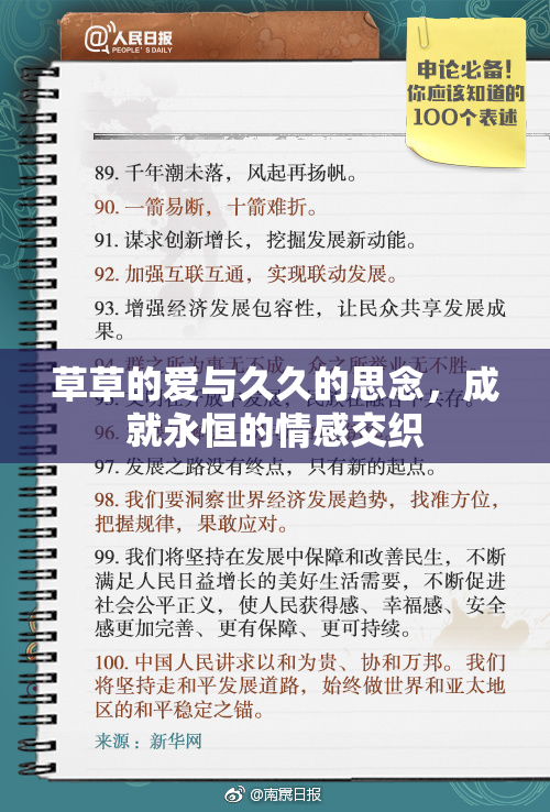 草草的爱与久久的思念，成就永恒的情感交织