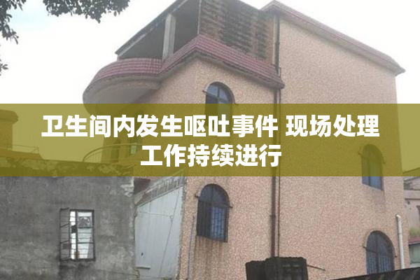 卫生间内发生呕吐事件 现场处理工作持续进行
