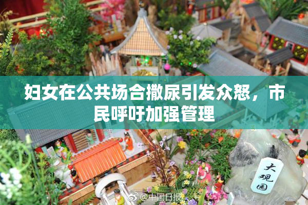 妇女在公共场合撒尿引发众怒，市民呼吁加强管理
