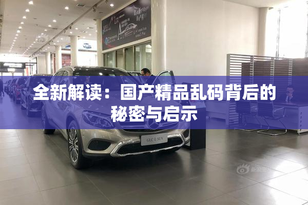 全新解读：国产精品乱码背后的秘密与启示
