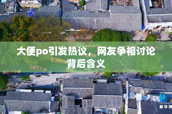 大便po引发热议，网友争相讨论背后含义