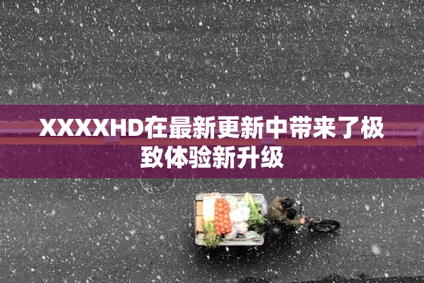 XXXXHD在最新更新中带来了极致体验新升级