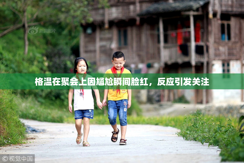 格温在聚会上因尴尬瞬间脸红，反应引发关注