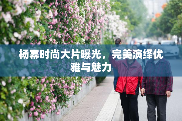 杨幂时尚大片曝光，完美演绎优雅与魅力