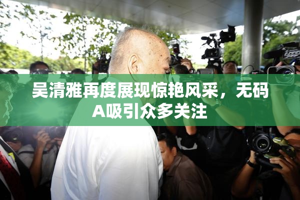 吴清雅再度展现惊艳风采，无码A吸引众多关注