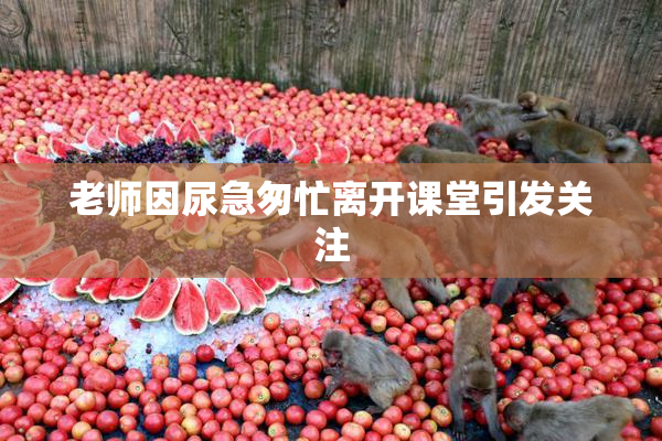 老师因尿急匆忙离开课堂引发关注