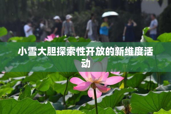 小雪大胆探索性开放的新维度活动