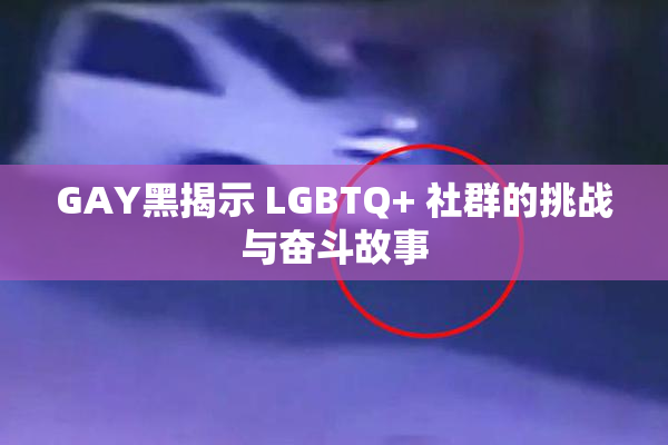 GAY黑揭示 LGBTQ+ 社群的挑战与奋斗故事