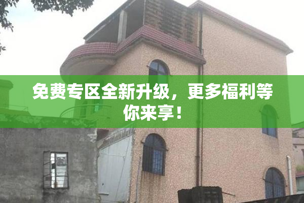 免费专区全新升级，更多福利等你来享！