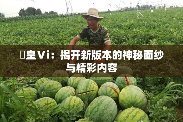 嘼皇Ⅴi：揭开新版本的神秘面纱与精彩内容