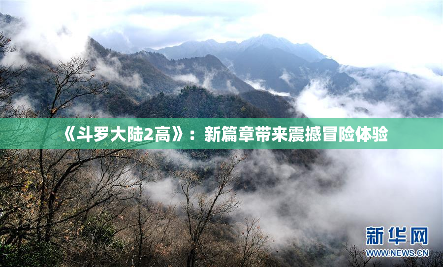 《斗罗大陆2高》：新篇章带来震撼冒险体验