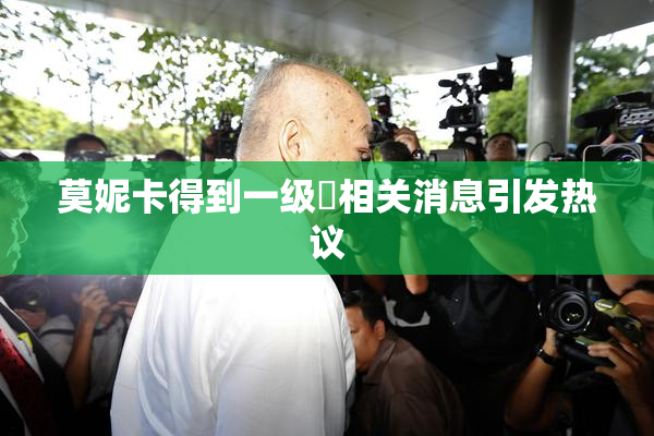 莫妮卡得到一级婬相关消息引发热议