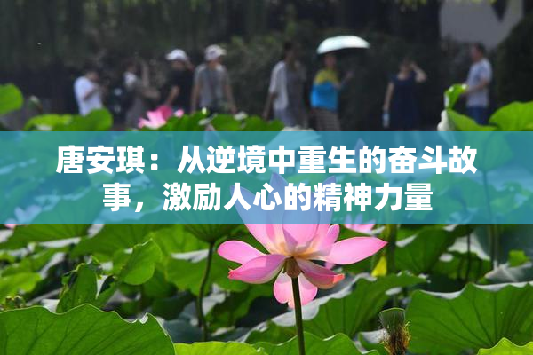 唐安琪：从逆境中重生的奋斗故事，激励人心的精神力量