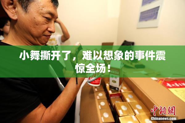 小舞撕开了，难以想象的事件震惊全场！
