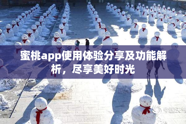 蜜桃app使用体验分享及功能解析，尽享美好时光