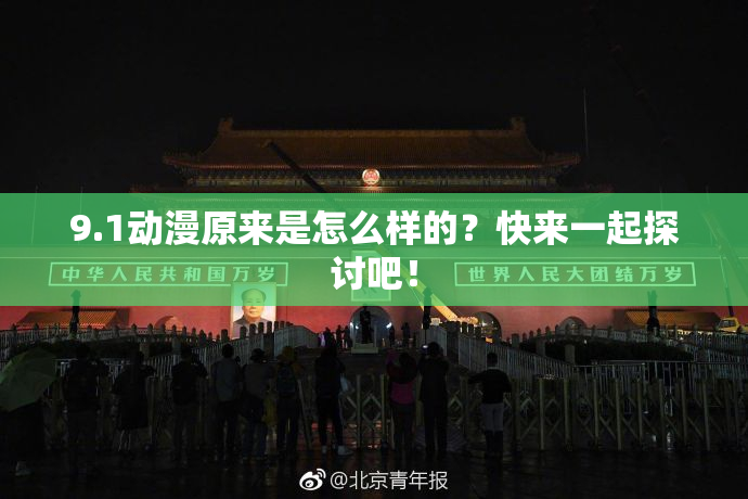 9.1动漫原来是怎么样的？快来一起探讨吧！
