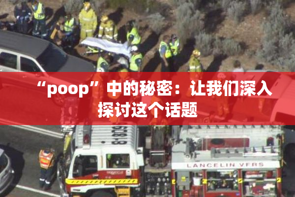 “poop”中的秘密：让我们深入探讨这个话题