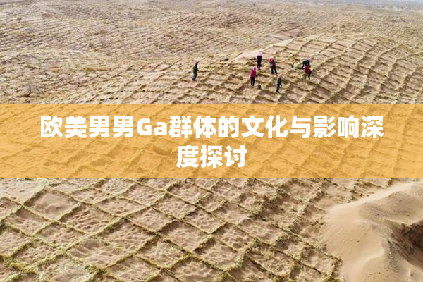 欧美男男Ga群体的文化与影响深度探讨