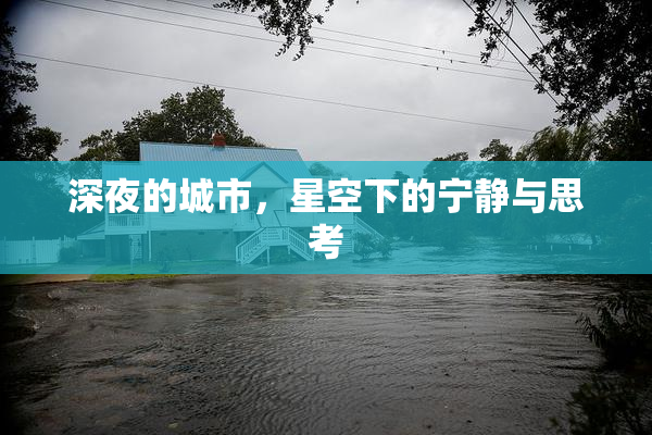 深夜的城市，星空下的宁静与思考