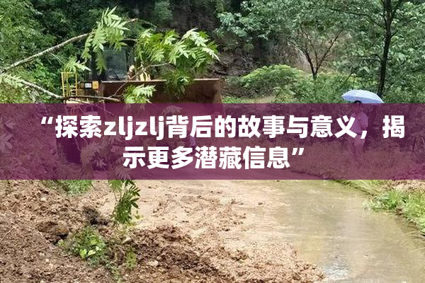 “探索zljzlj背后的故事与意义，揭示更多潜藏信息”