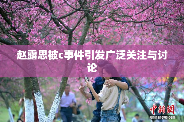 赵露思被c事件引发广泛关注与讨论