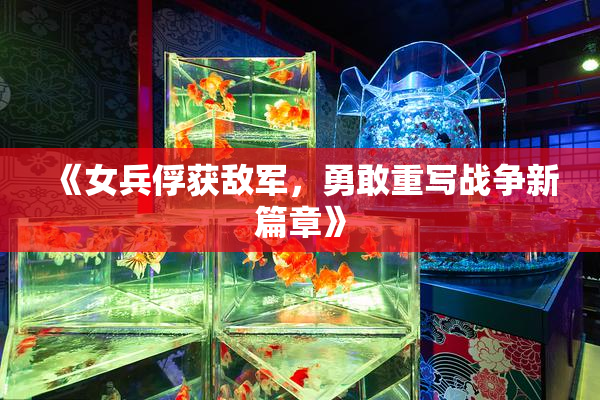 《女兵俘获敌军，勇敢重写战争新篇章》