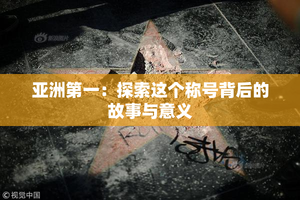 亚洲第一：探索这个称号背后的故事与意义