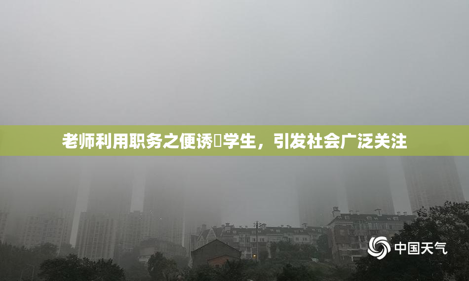 老师利用职务之便诱奷学生，引发社会广泛关注