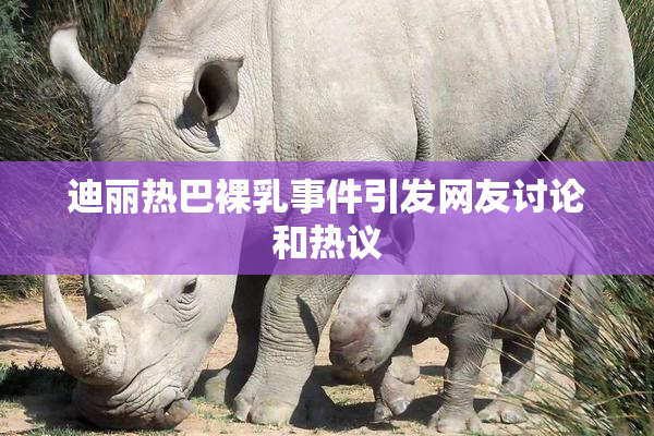 迪丽热巴裸乳事件引发网友讨论和热议
