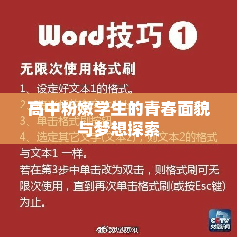 高中粉嫩学生的青春面貌与梦想探索