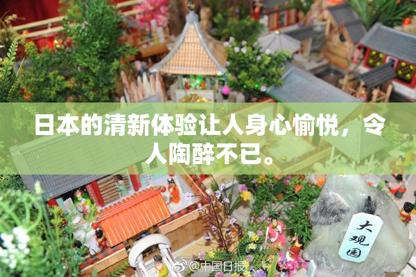 日本的清新体验让人身心愉悦，令人陶醉不已。