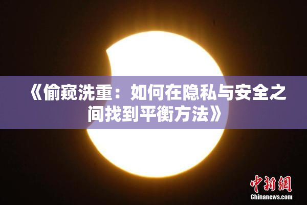 《偷窥洗重：如何在隐私与安全之间找到平衡方法》