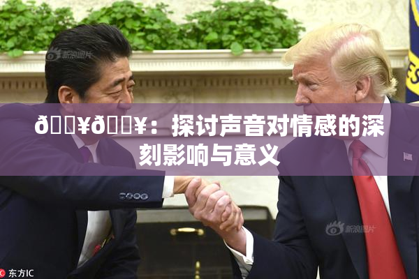 🔥🔥：探讨声音对情感的深刻影响与意义