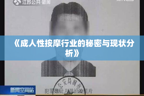 《成人性按摩行业的秘密与现状分析》