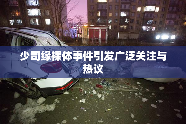 少司缘裸体事件引发广泛关注与热议