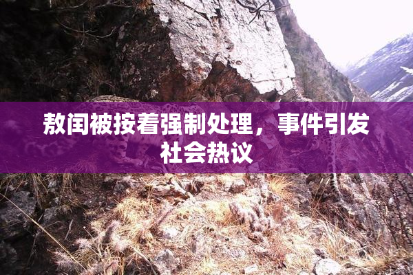 敖闰被按着强制处理，事件引发社会热议