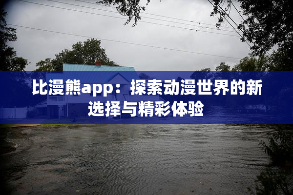 比漫熊app：探索动漫世界的新选择与精彩体验