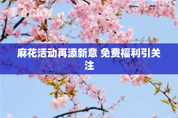 麻花活动再添新意 免费福利引关注