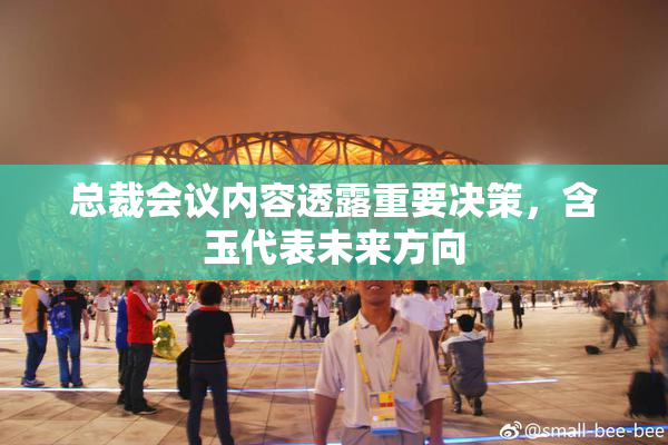 总裁会议内容透露重要决策，含玉代表未来方向