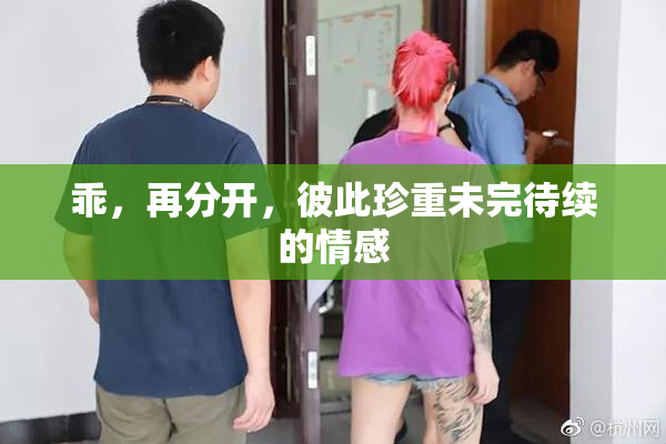 乖，再分开，彼此珍重未完待续的情感