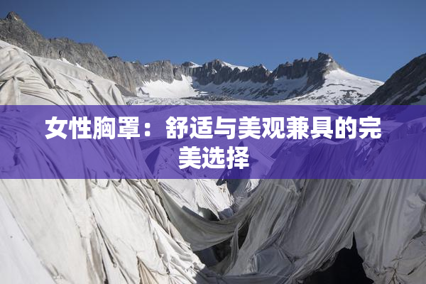 女性胸罩：舒适与美观兼具的完美选择